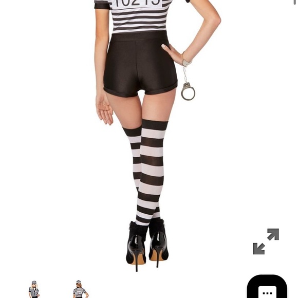 Adult guilt inmate prisoner women costume - Picture 5 of 8